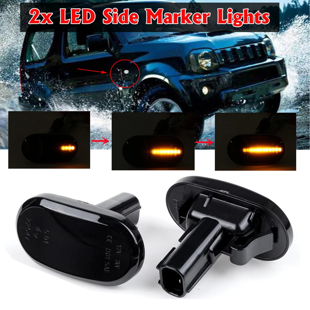 Sequential LED Side Marker Blinker Light for Suzuki Jimny (2018–Present)