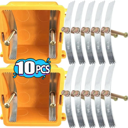Junction Box Clip Kit for Professional Electrician Use (Corrosion-resistant Iron)