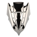 Double Bubble Front Windshield for Kawasaki Z250 Z300 (2013–2017) Silver