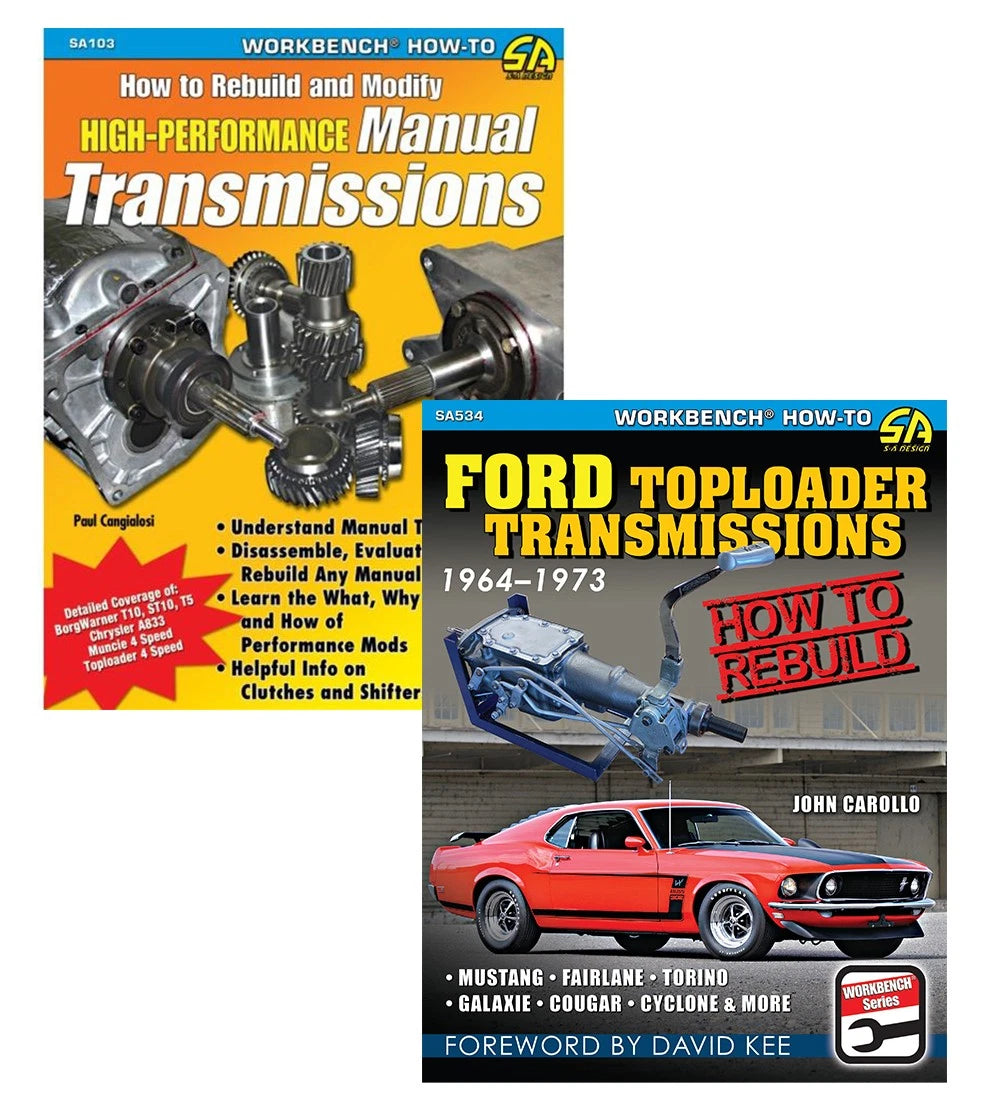 Set of 2 Toploader Transmission Rebuild & Modify Books for High-Performance