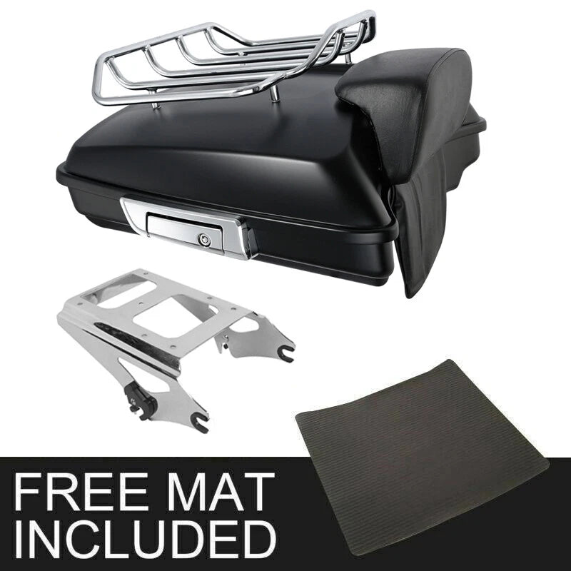 Trunk Backrest Mount Rack for Harley Touring Road Glide (2009–2013)
