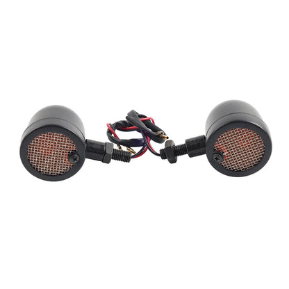 Motorcycle Grill Flasher Amber Bulb Turn Signal Indicator Light Lamp For Suzuki
