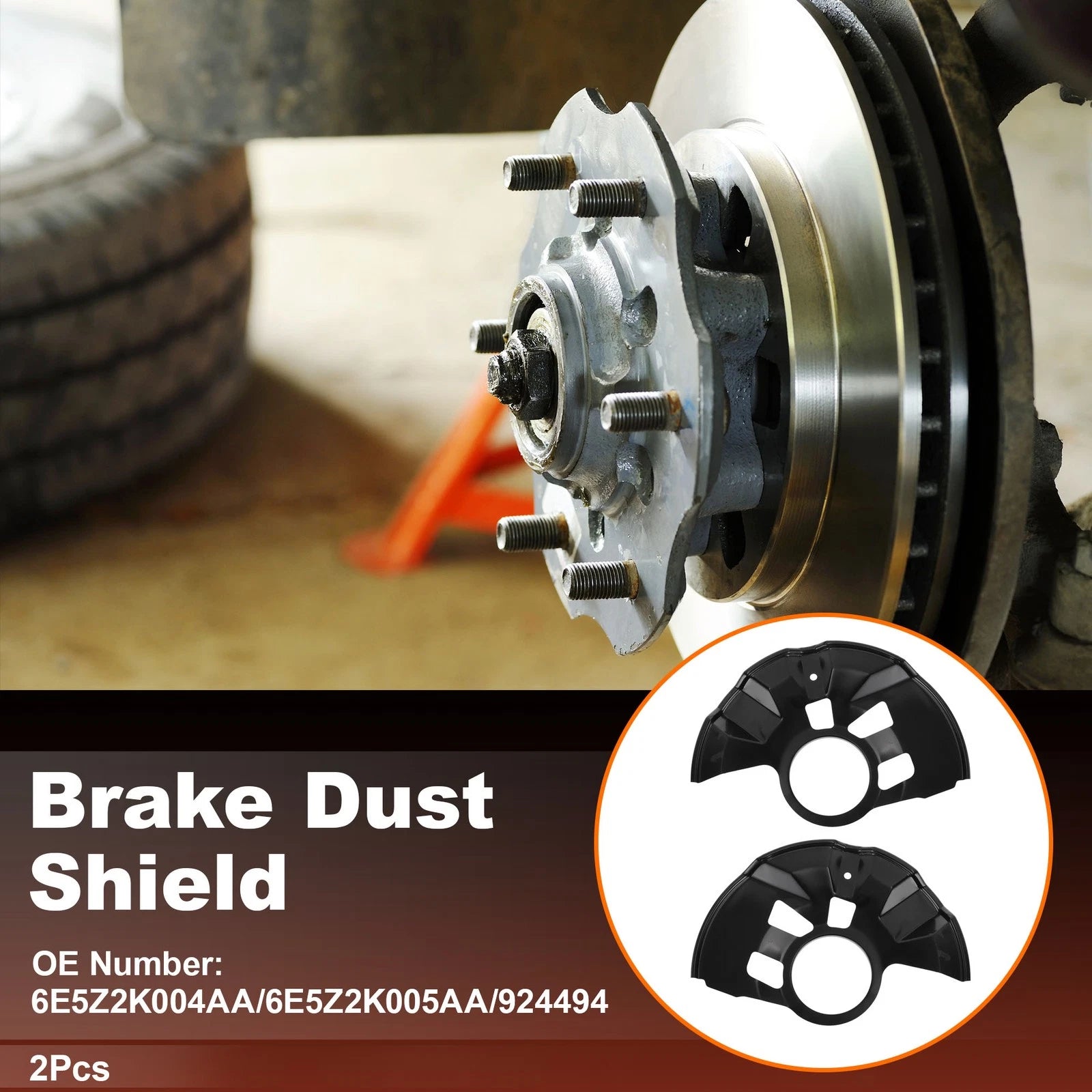 Wheel Brake Dust Shield Replacement for Ford Fusion (2006–2012)