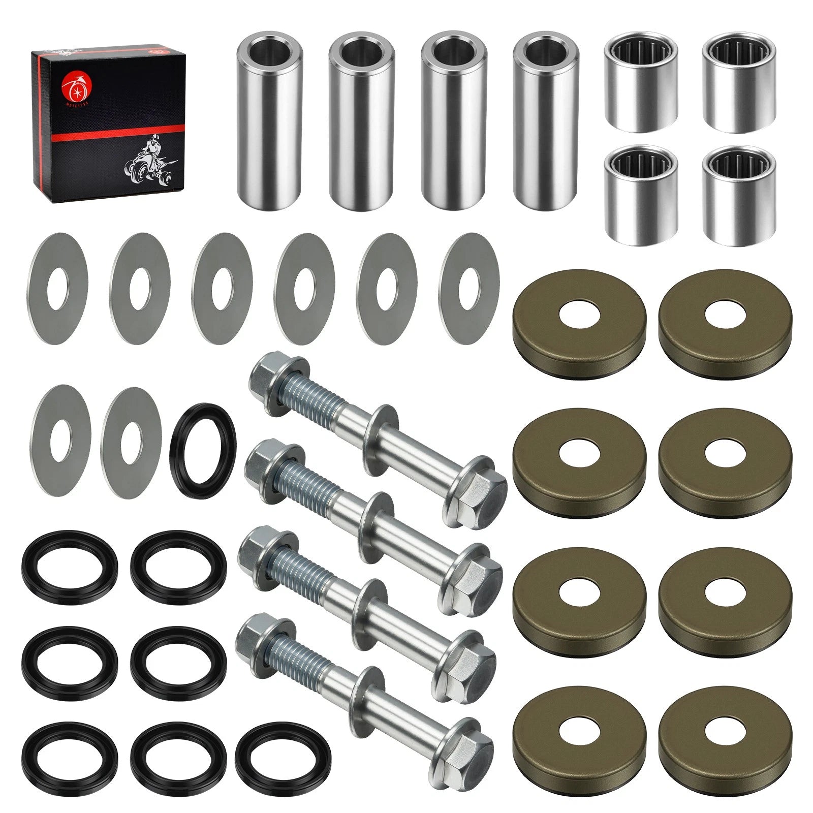 Front Lower A-Arm Bearing Bushing Seal for Suzuki Quadsport Z400 (2003–2014)