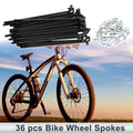 Bicycle Spokes Nipple Set 12G 105mm Carbon Steel for Universal Bikes