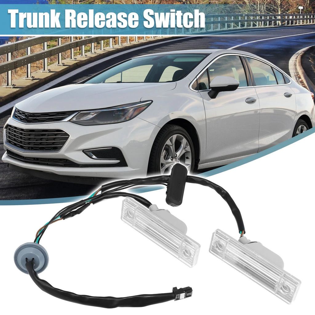 Liftgate Switch Trunk Tailgate Handle Release with License Lamp for Chevy (2007–2012)