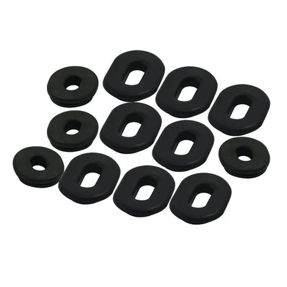 12Pcs Rubber Side Panel Frame Grommet Set for Honda CB100K CL100S XL100 CB550K (1969–1978)