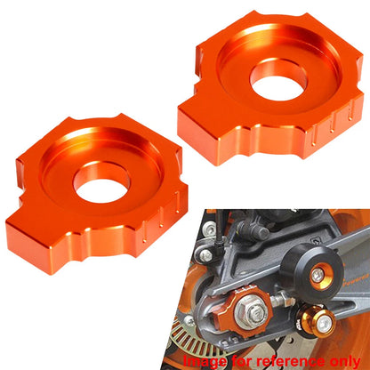 Rear Axle Spindle Chain Adjuster Blocks for KTM RC 125/200/390 Duke (2011–2019)