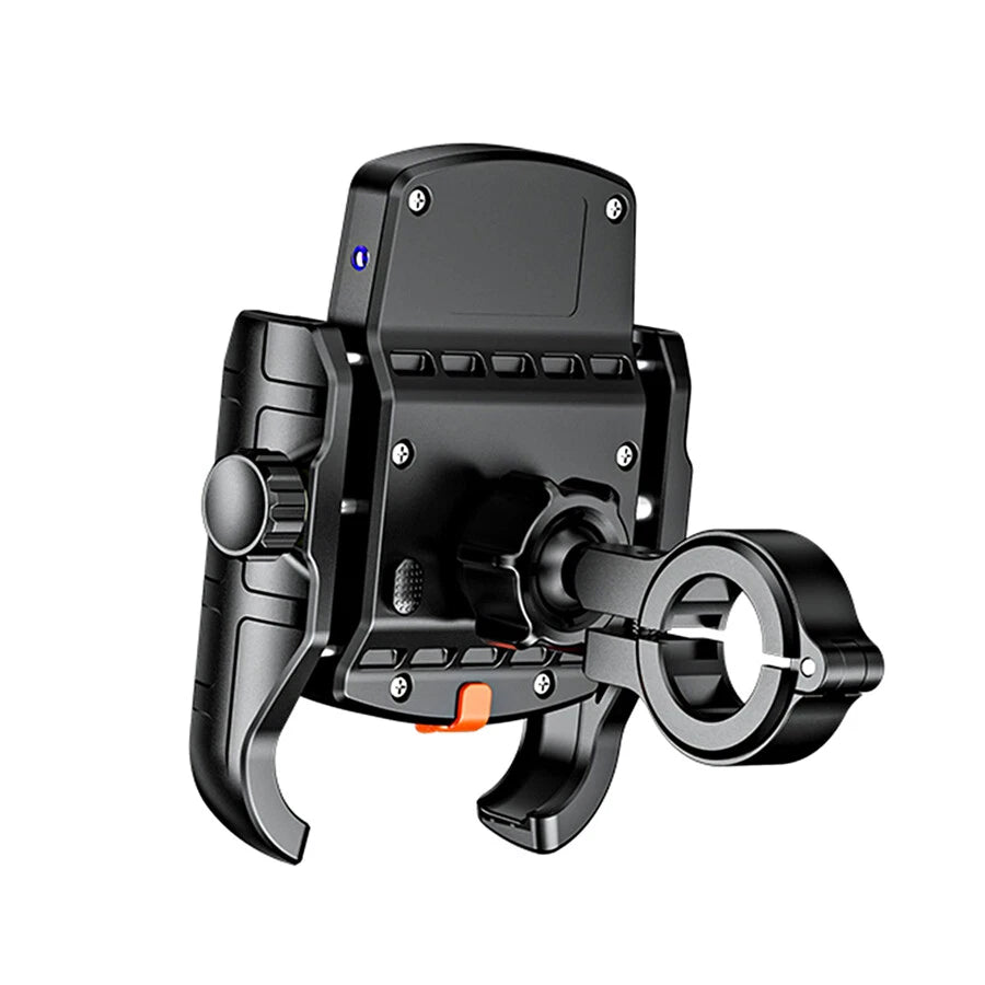 Motorcycle Phone Holder Wireless Charger Handlebar Mount for 4"-7" Phones