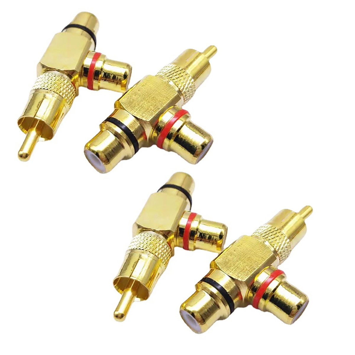 1 Male 2 Female Connector Adapter for