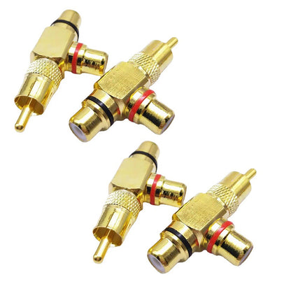 1 Male 2 Female Connector Adapter for