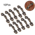 10Pc Decorative Pull Handle Knob for Jewelry Box Drawer (43mm x 11mm)