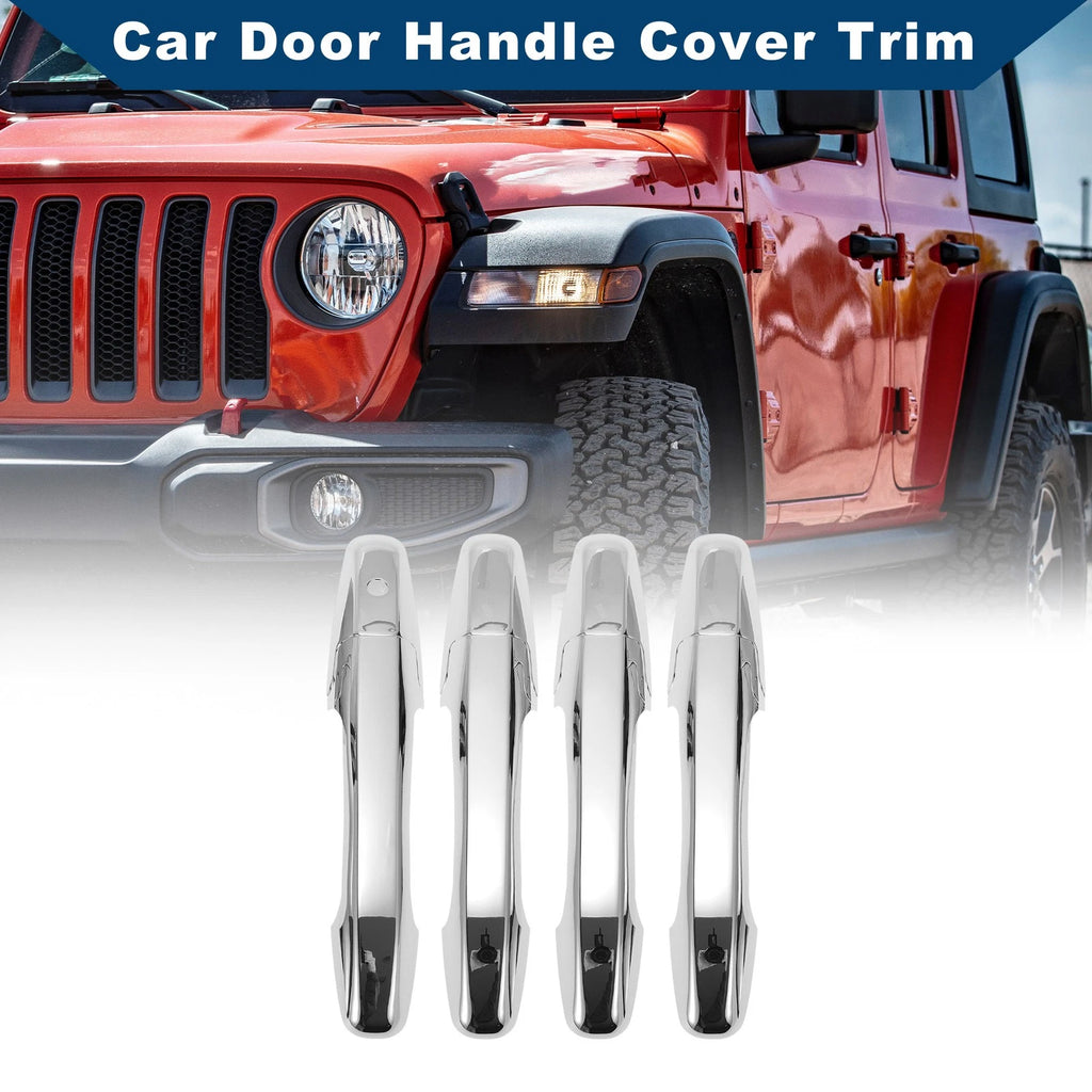 Car Door Handle Cover Trim Replacement for Honda Civic 2006–2011 Silver Tone