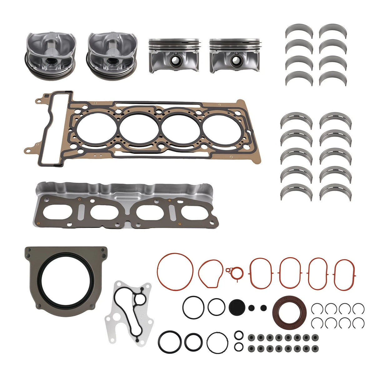 Engine Overhaul Rebuild Kit for Mercedes-Benz E200 E250 W212 W213 (2010–2021)