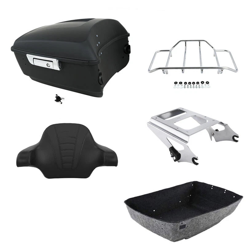 Trunk Backrest Rack Mount for Harley Road Glide FLTRX (2009–2013)