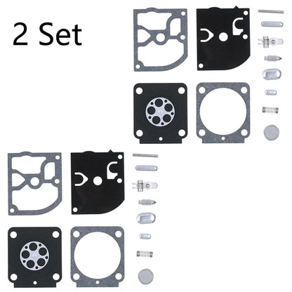 2 Set Carburetor Diaphragm Kit For Zama RB-99 RB99 For Stihl MS171 MS181 MS201
