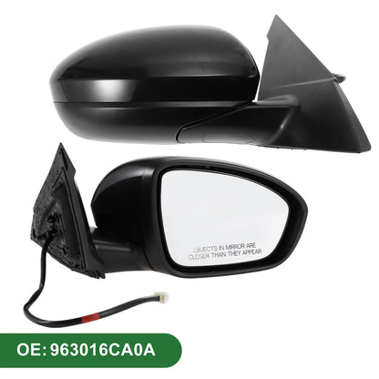Right Side Door Mirror for Nissan Altima (2019–2023) Manual Folding Black