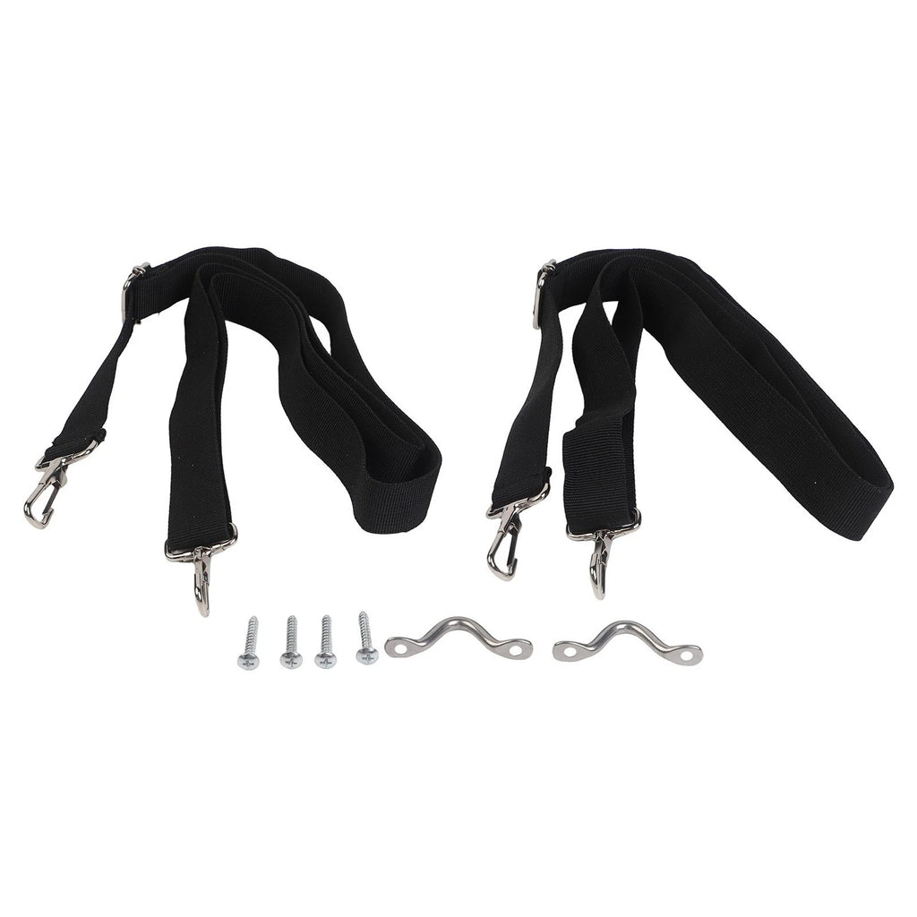 Marine Top Straps for Boat Awning (Adjustable Length, Snap Hook)