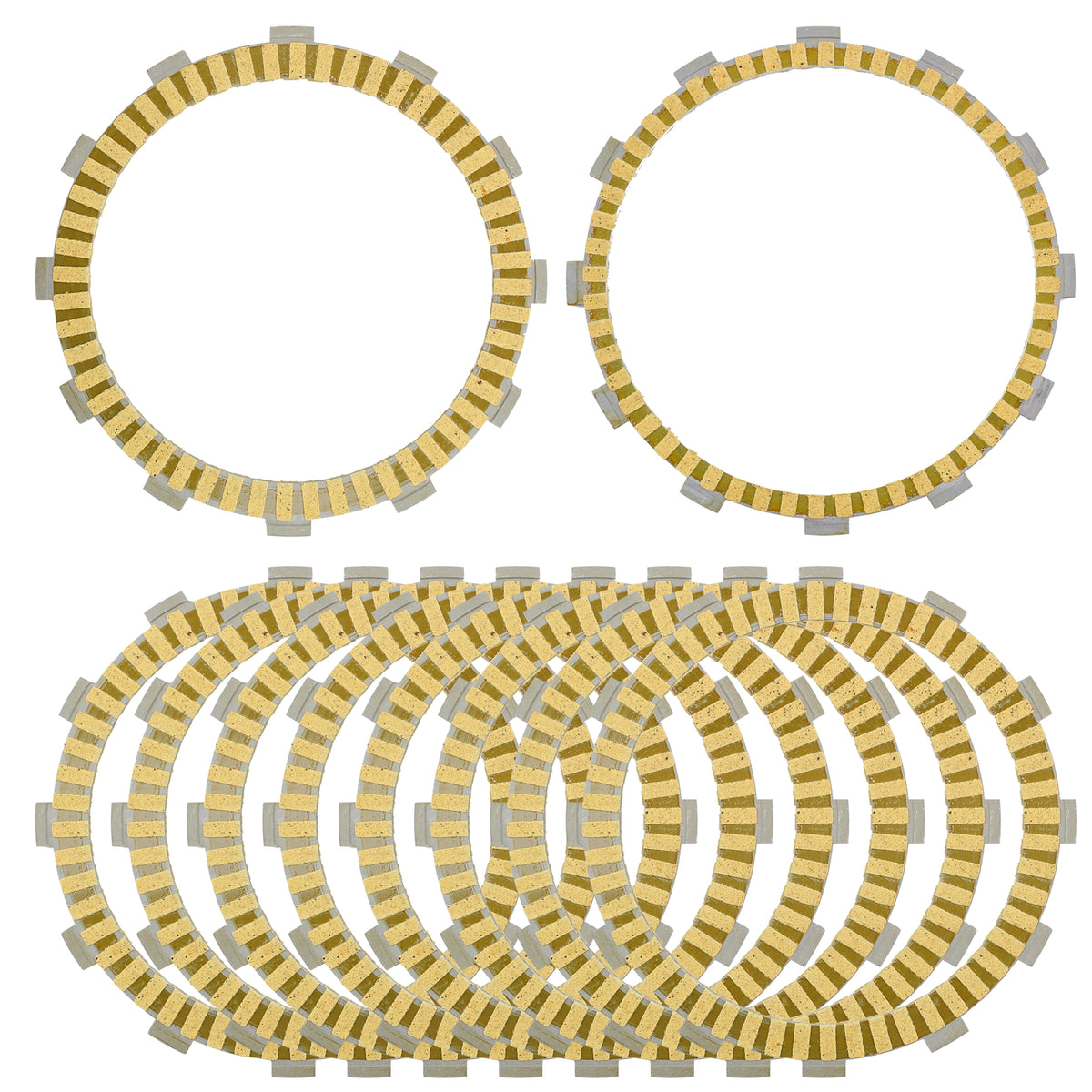 Clutch Friction Plates Replacement for Suzuki SV1000 SV1000S (2003–2007)