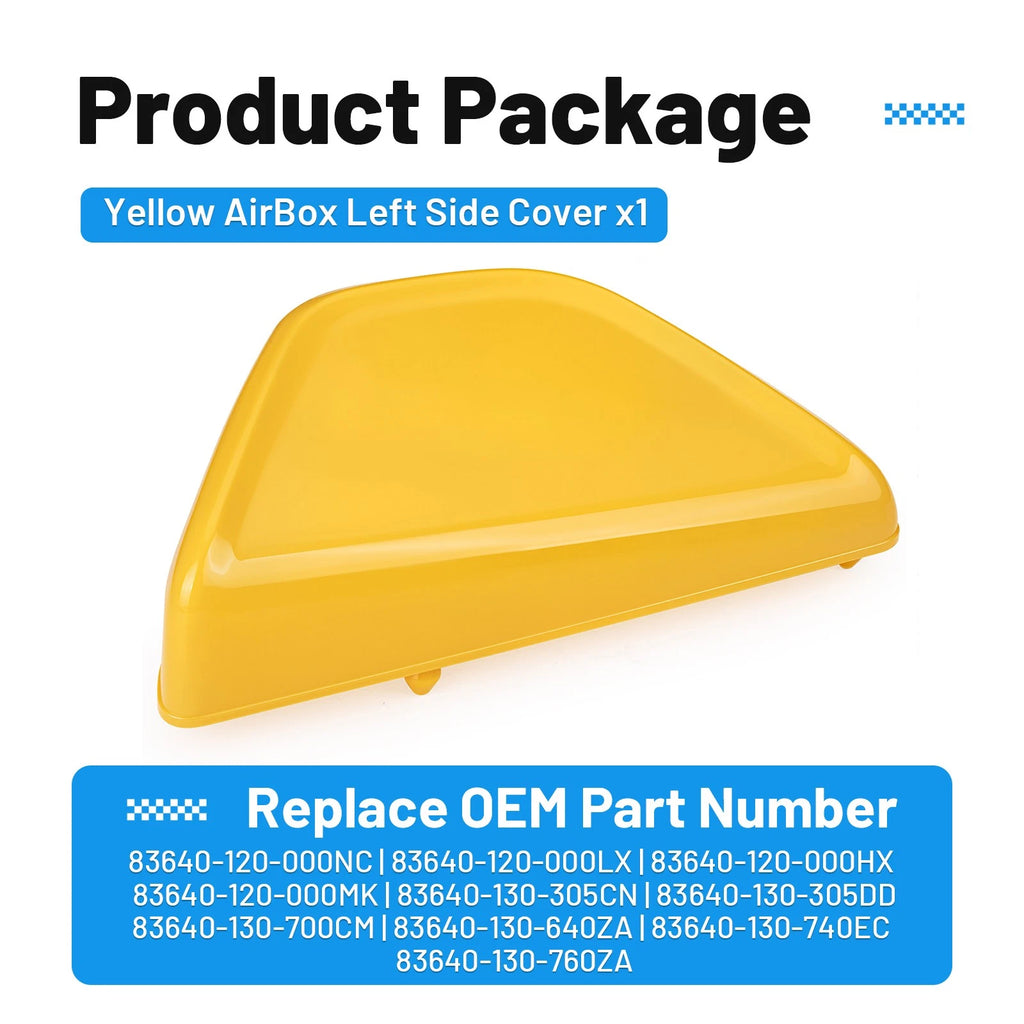 Left Side Cover for Honda Mini Trail Z50 Z50A (1972–1978) 83640-130-640ZA Yellow