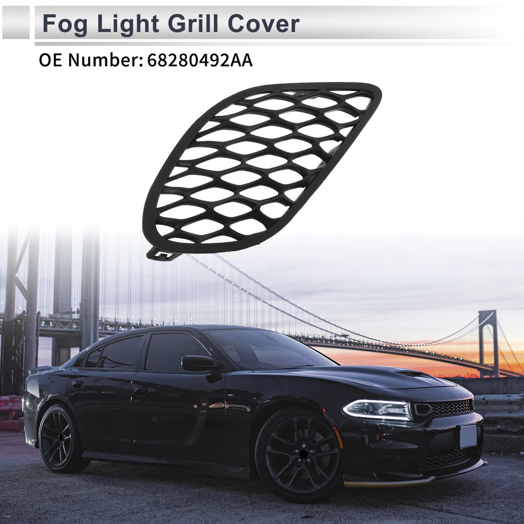 Front Right Fog Light Grill Replacement for Dodge Charger (2015–2022)