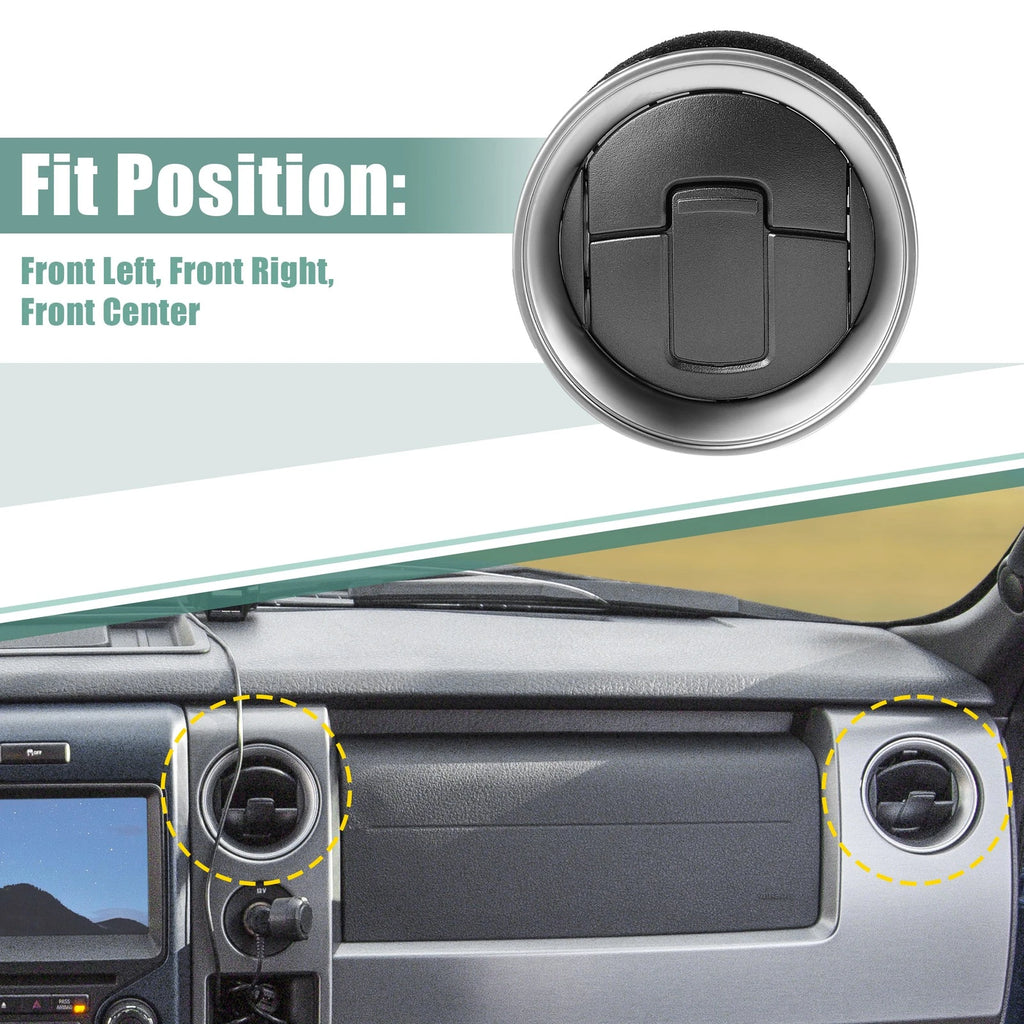 4 Pcs Front Dashboard Air Vent Heater for Ford F-150 (2012–2014)
