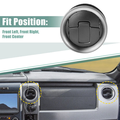 4 Pcs Front Dashboard Air Vent Heater for Ford F-150 (2012–2014)
