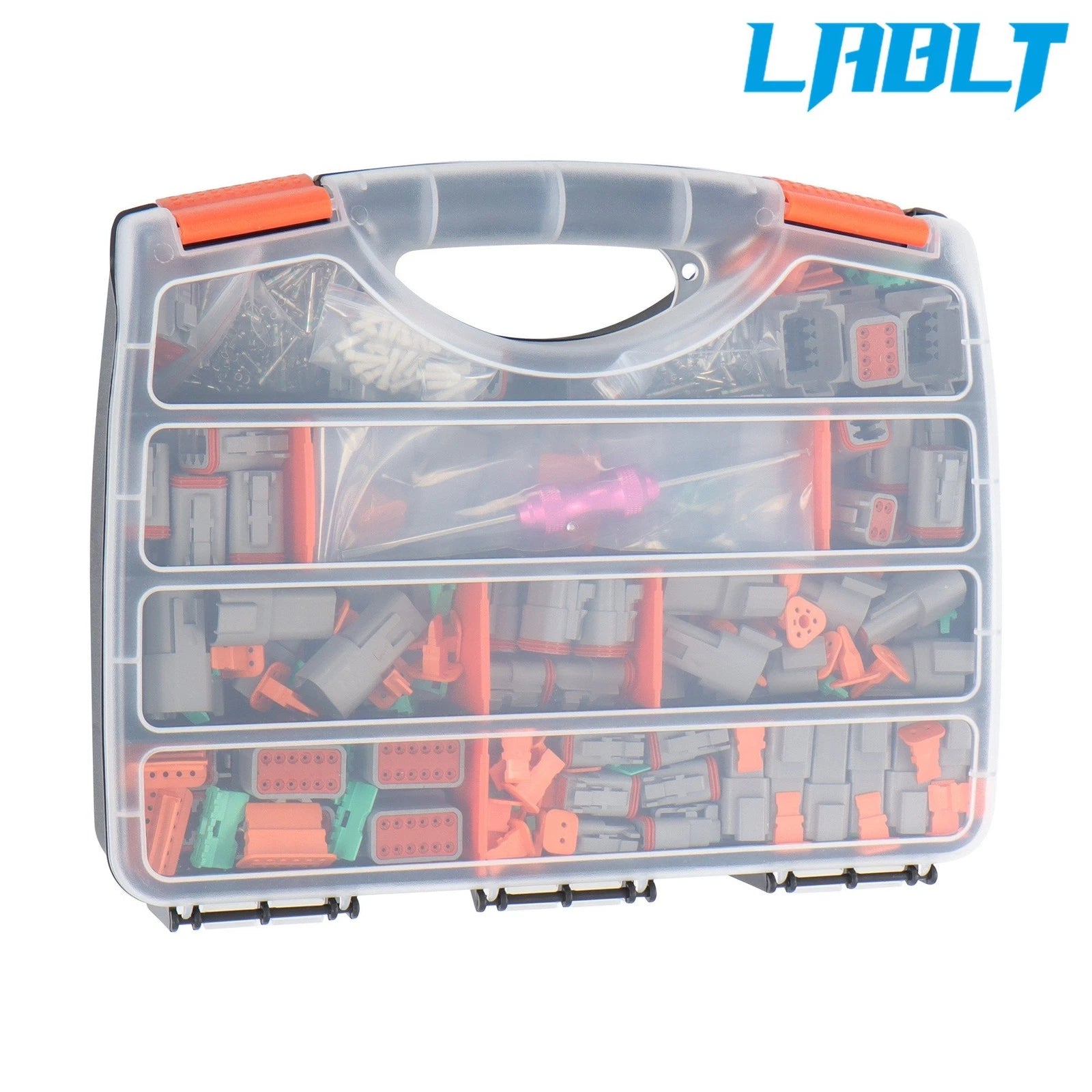 2X DT Connector Kits 2-12 Pin for LABLT (PA66 Nylon, Solid Contacts)