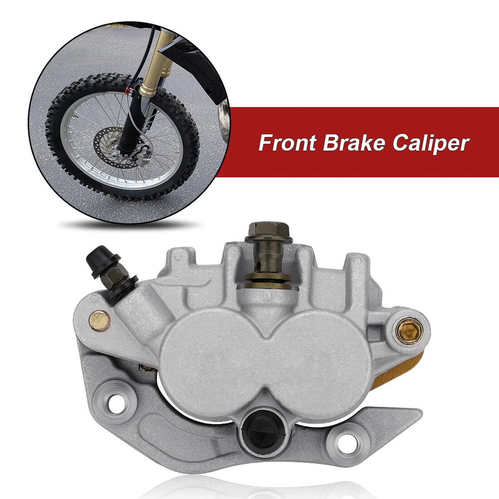 Front Brake Caliper with Pads for Honda CRF450R CRF250R (2004–2023) 45150-MEN-006
