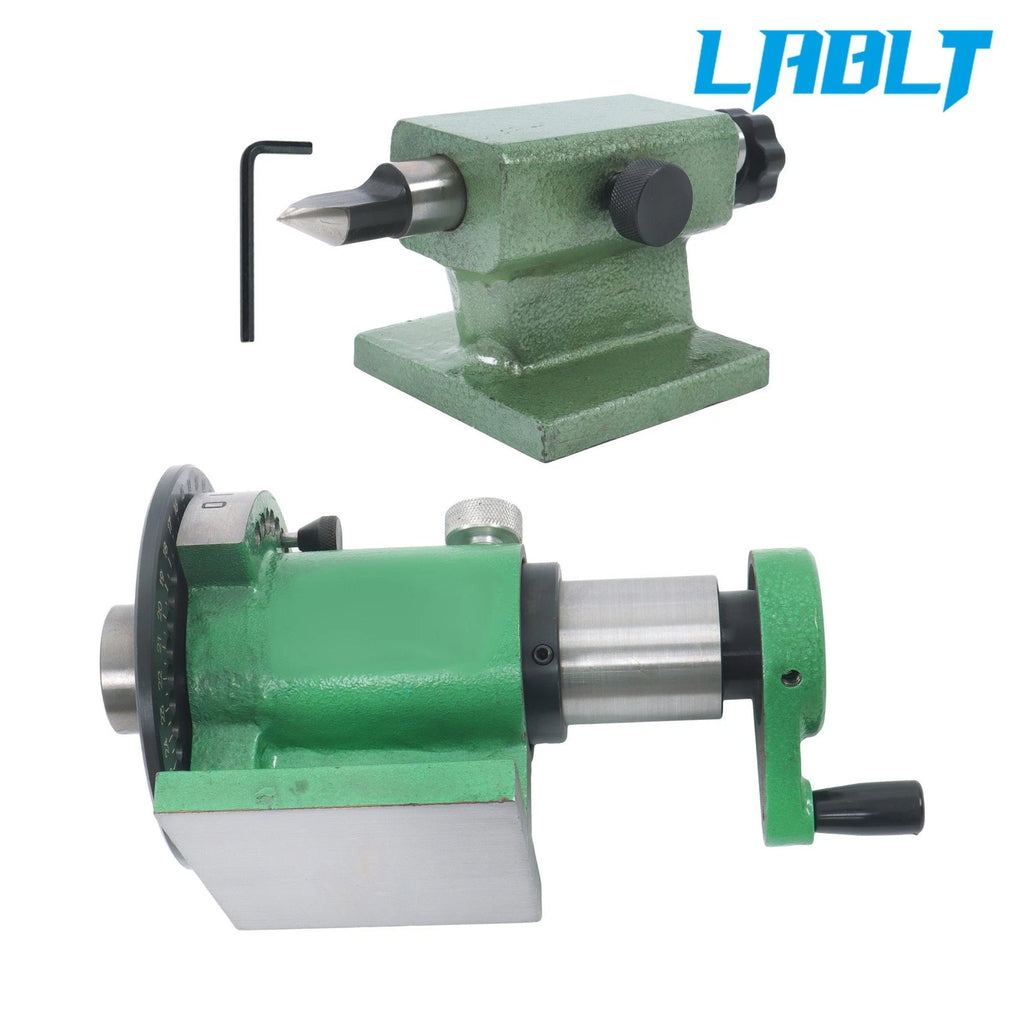 Spin Index Fixture with Tailstock for Milling Machine (LABLT 5C)