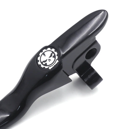 Black Smooth Shorty Brake Clutch Levers for Harley Touring Trike (2008–2013)