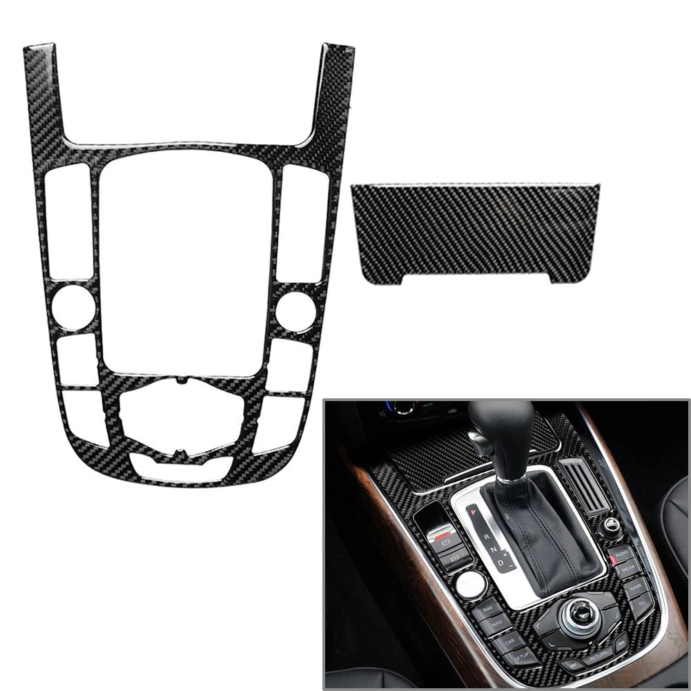 Center Console Gear Shift Panel Cover Trim for Audi A4 S4 A5 S5 Q5 SQ5 (B8 B9)