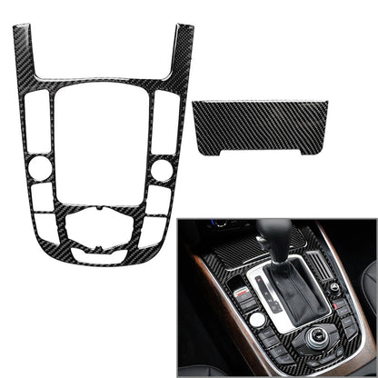 Center Console Gear Shift Panel Cover Trim for Audi A4 S4 A5 S5 Q5 SQ5 (B8 B9)