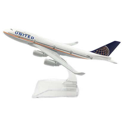 Model Plane for United Airlines B747 (1/400 Scale) Alloy Diecast Display
