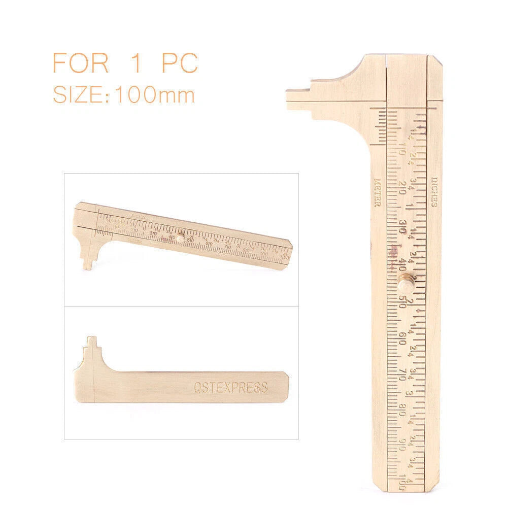 100mm Metal Double Scale Vernier Caliper Ruler Measuring Tool