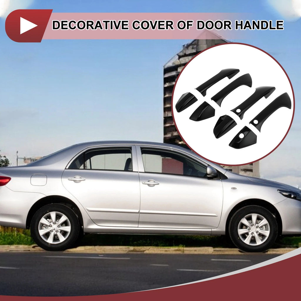 Car Door Handle Cover Outside Gloss Black Replacement for Honda Accord (2008–2012)