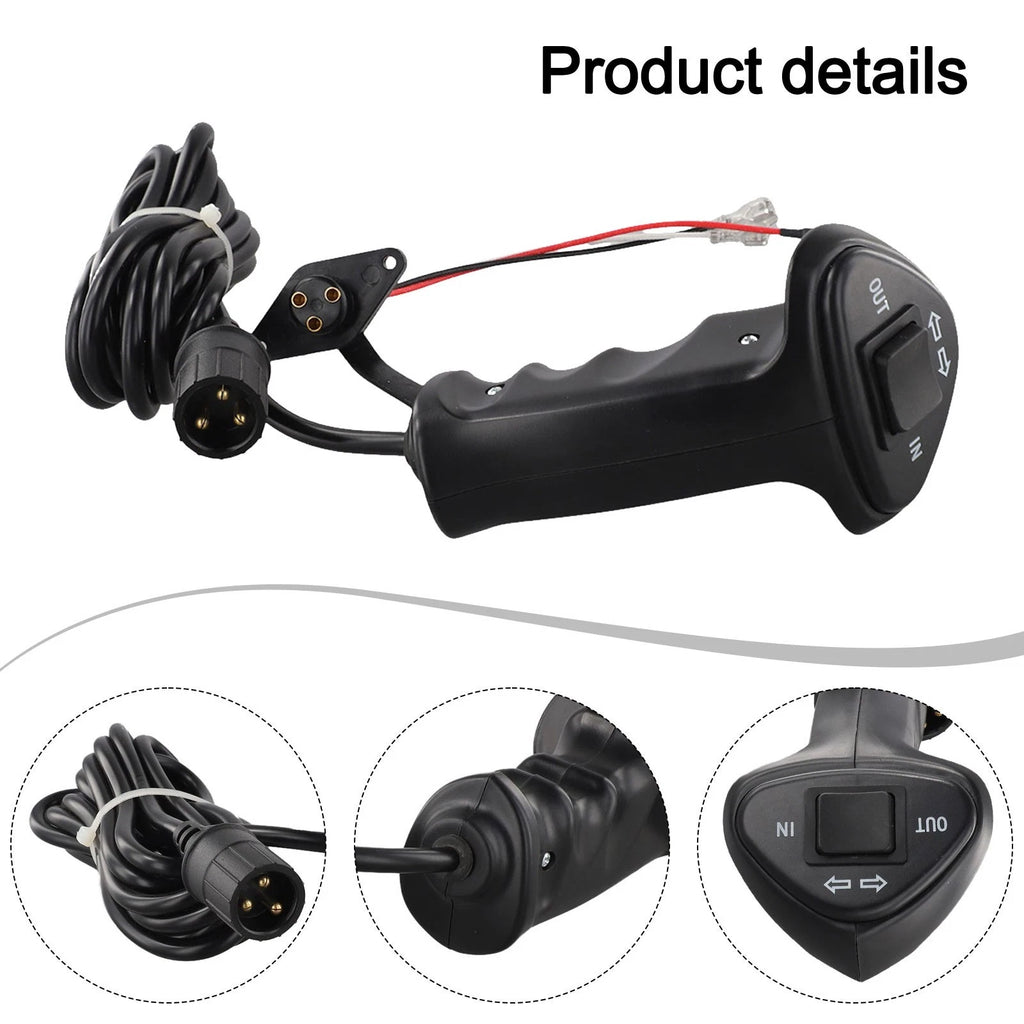 3Pin Electric Winch Remote Control Handle for Off Roading