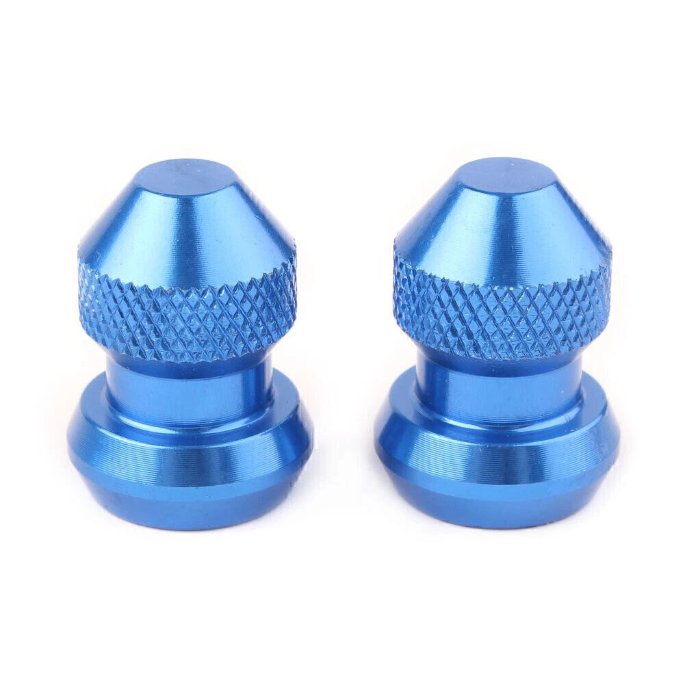 Set of 4 Blue Tire Valve Stems for Car Wheel Accessories