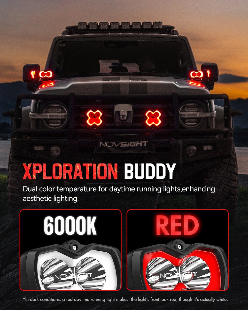 2X 4.5'' LED Work Pod Light for Jeep SUV (Offroad)