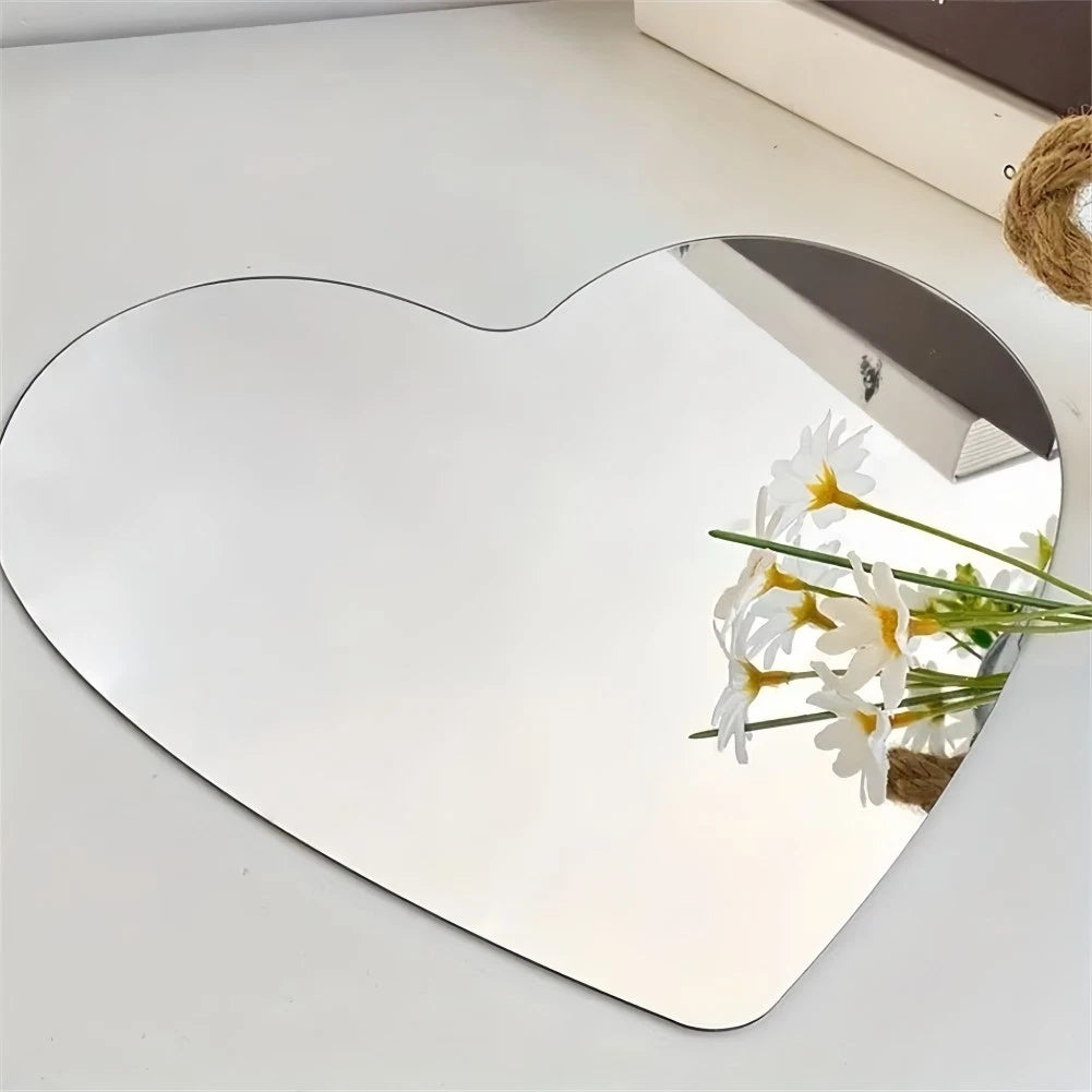 Decorative Heart Mirror for Home Decor (No Part Numbers Available)