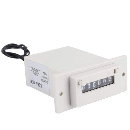Electromagnetic Counter for DC 12V (0-999999)