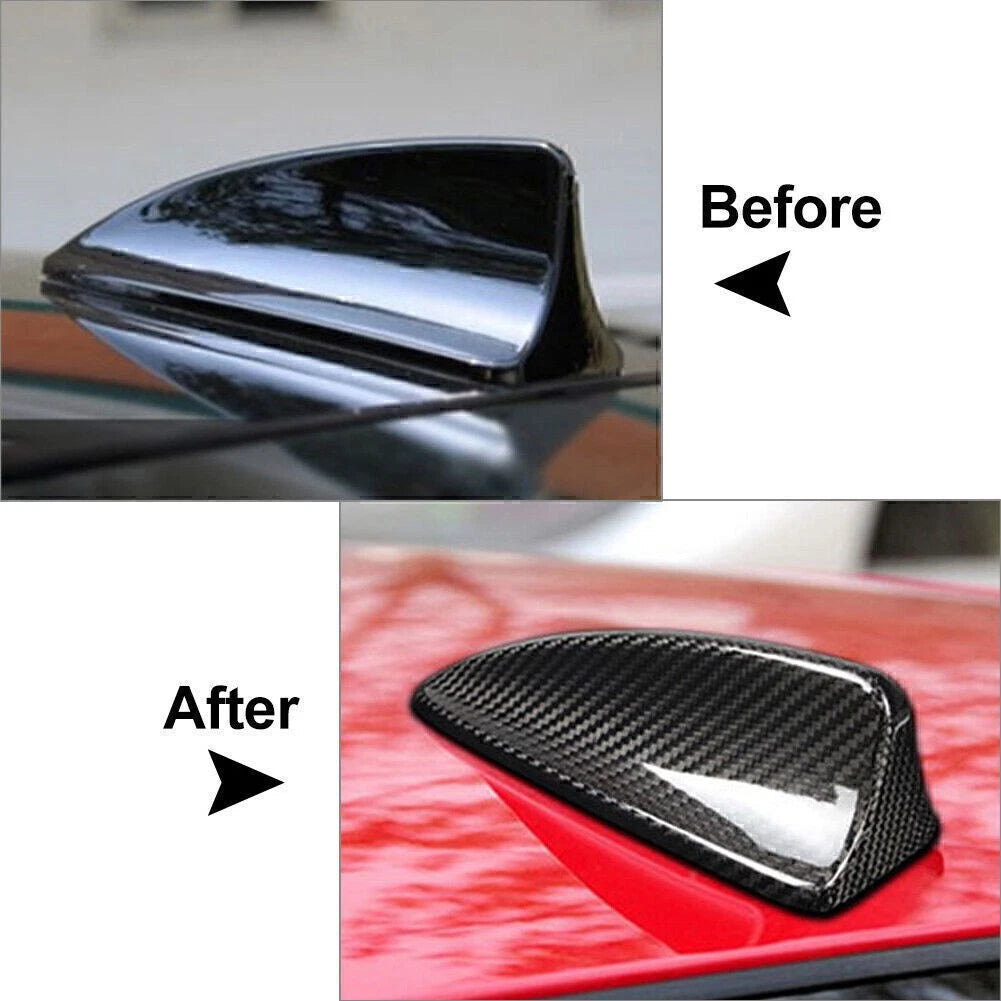 Carbon Fiber Shark Fin Antenna Cover for BMW E60 E61 (2007–2010)