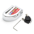 Stainless Brake Disc Lock for Motorcycle with Electronic Alarm