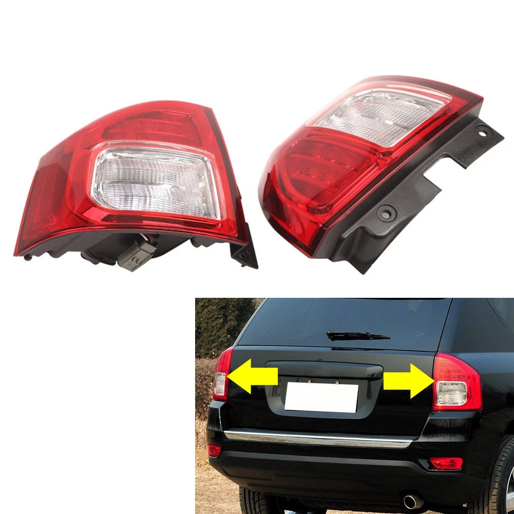 Tail Light Brake Lamp Set w/Bulbs for Jeep Compass (2011–2013)