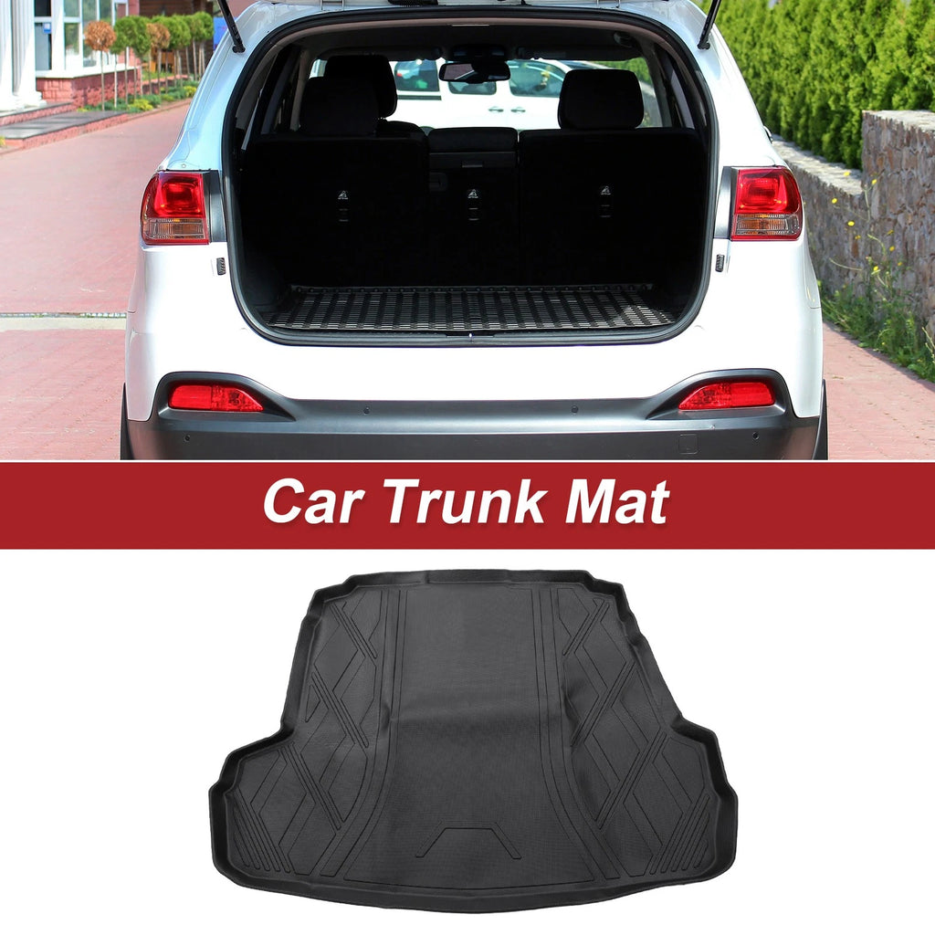 Cargo Liner Rear Trunk Mat for Hyundai Sonata (2011–2014) TPE Diamond