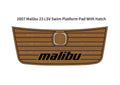 Swim Platform Pad for Malibu 23 LSV (2007) - EVA Foam Teak Flooring Mat