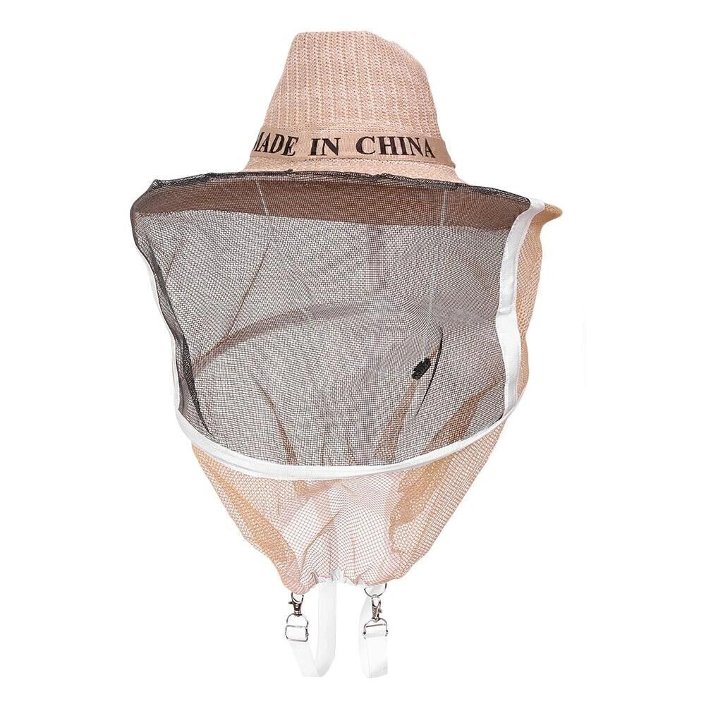 Beekeeping Cowboy Hat with Mosquito Net Veil Head Protector
