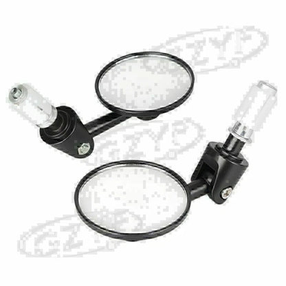 7/8'' Round Rear View Handlebar Mirrors for Honda Suzuki Kawasaki (Universal)