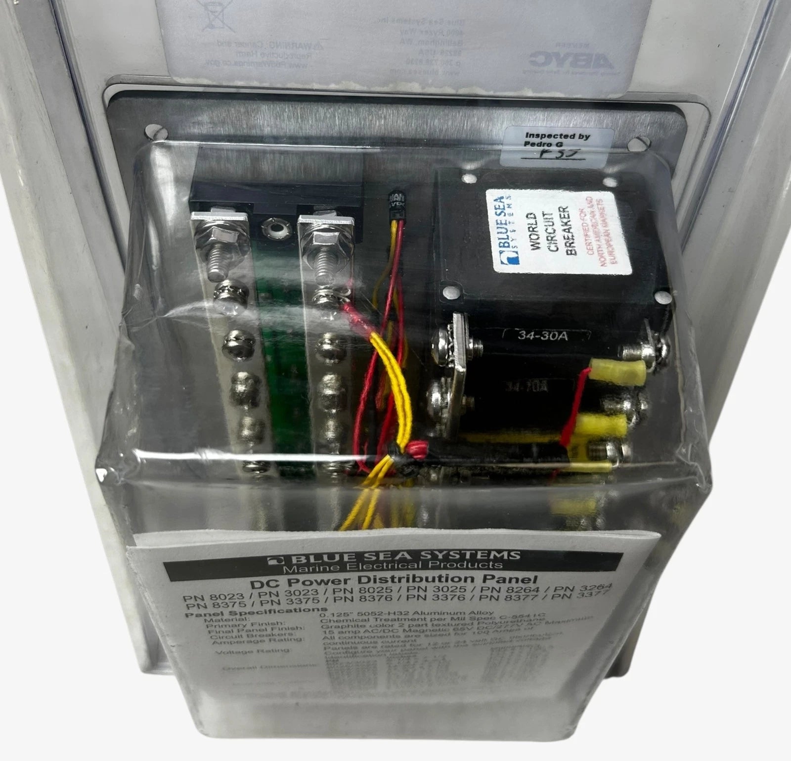 Power Distribution Panel 8 Position for Blue Sea Systems (12V)