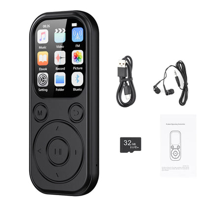 32GB MP3 Player for (2010–2023) - Bluetooth 5.4, 1.8" IPS Screen